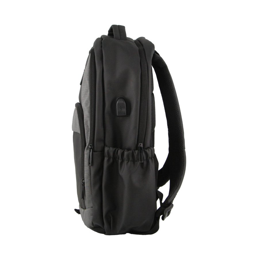 Pierre Cardin Jax 15" Laptop Backpack Grey/Black Grey/Black