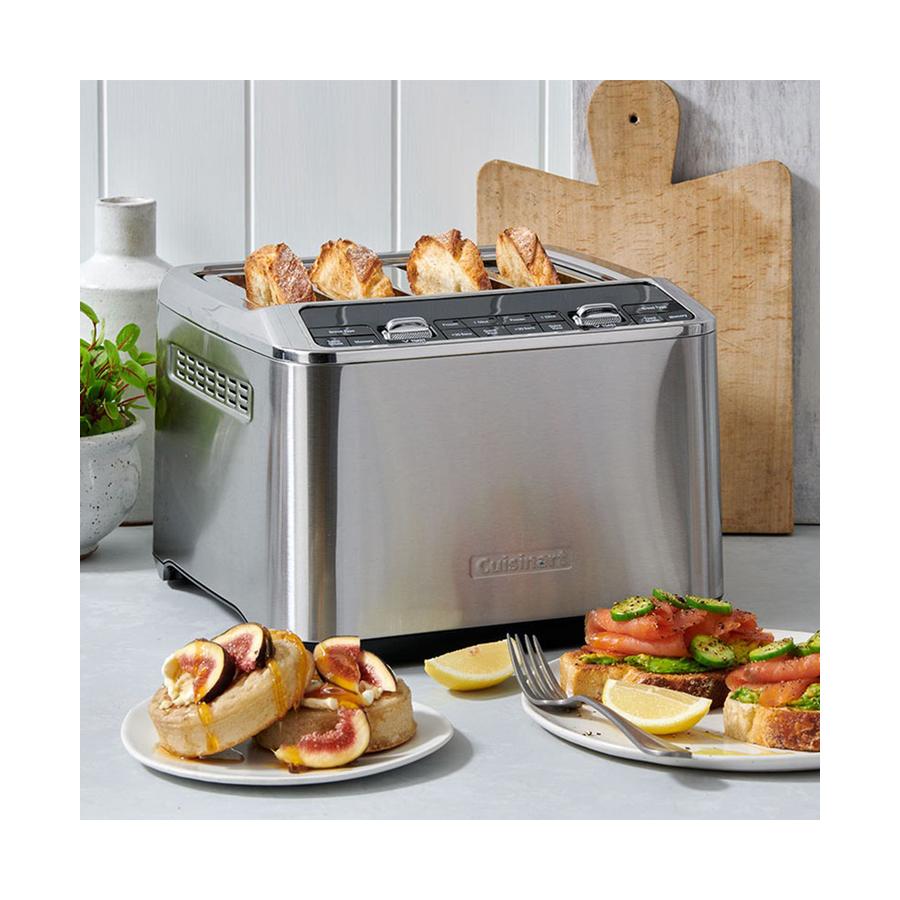 Cuisinart Signature Automated Digital 4 Slice Toaster Stainless Steel Stainless Steel