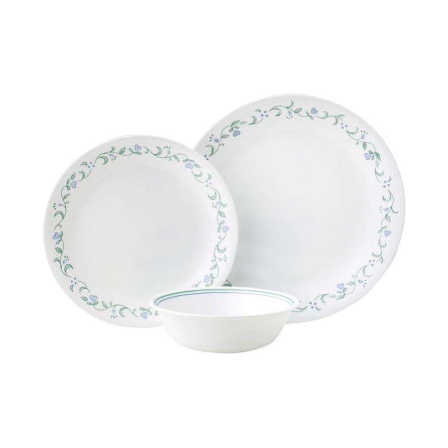 Corelle Country Cottage 12 Piece Dinner Set White White