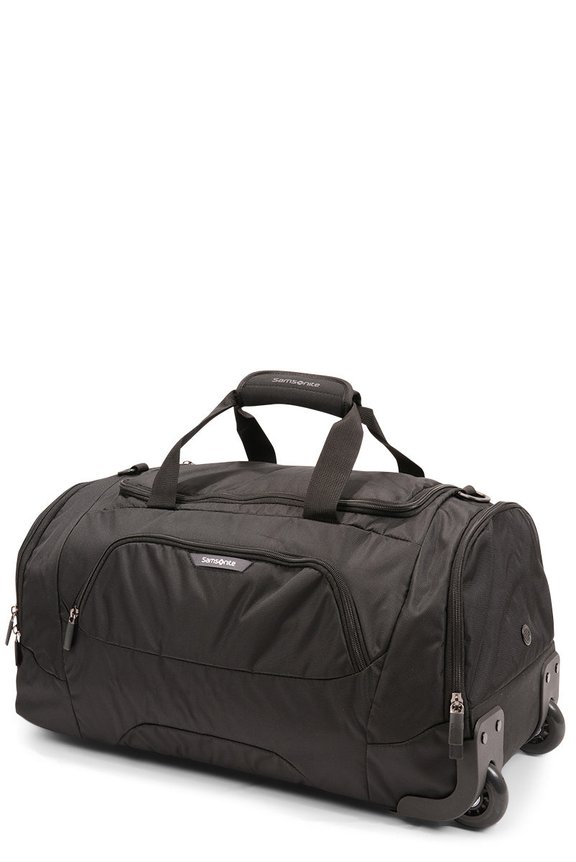 Samsonite Albi 55cm Wheeled Duffle Bag Black