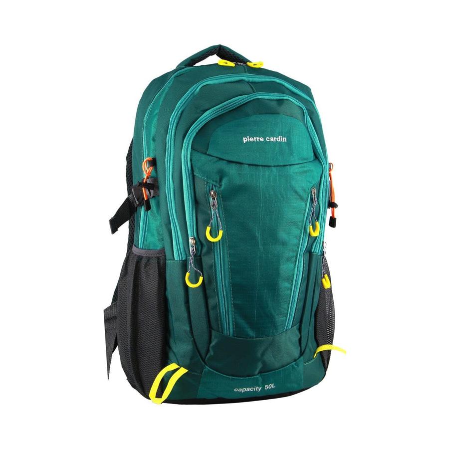 Pierre Cardin Aspen Nylon Adventure Travel & Sport Large Backpack Green Green