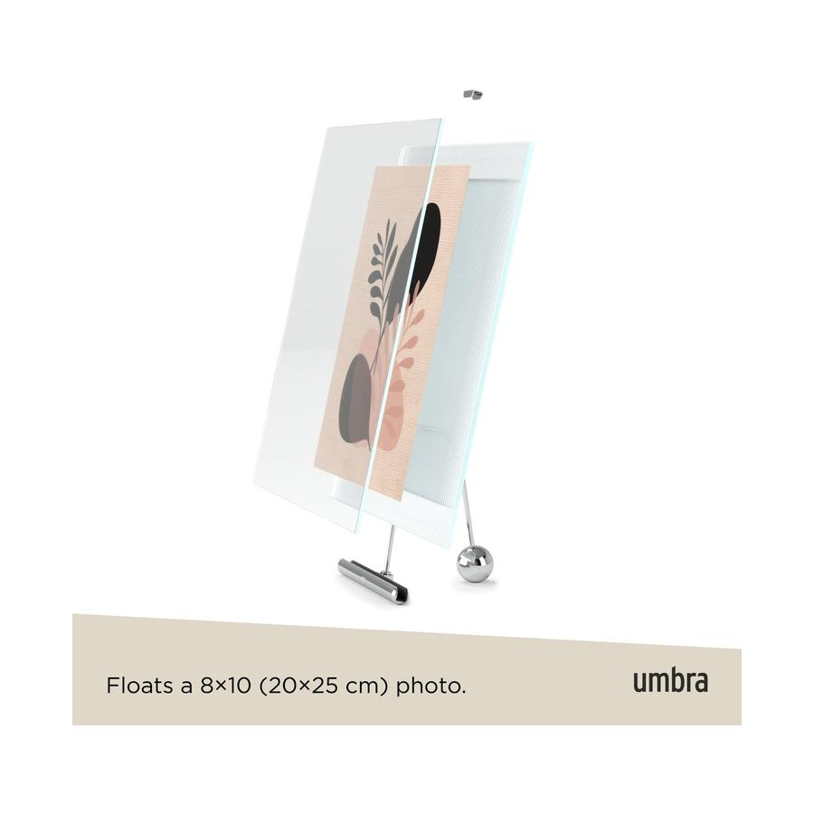 Umbra Flute 20 x 25cm Picture Frame Chrome Chrome