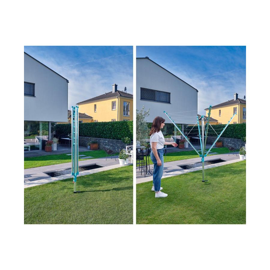 Leifheit Linomatic 400 Easy Rotary Washing Line (40m) White White