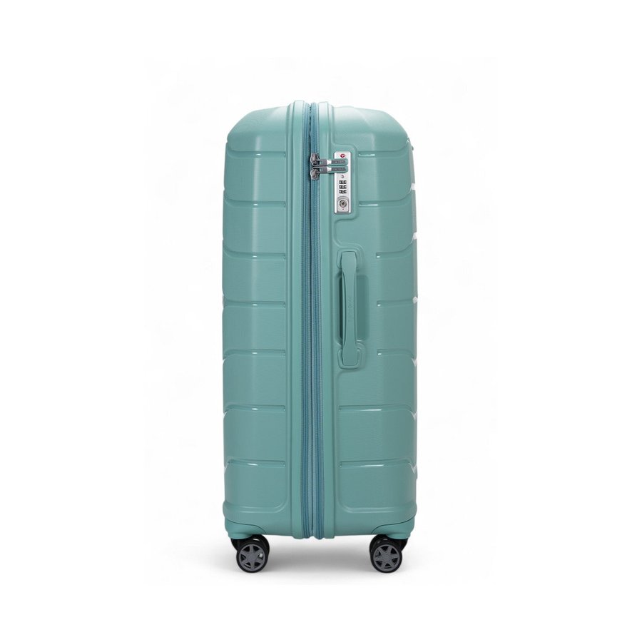 Samsonite Oc2lite 75cm Hardside Checked Suitcase Aqua Aqua