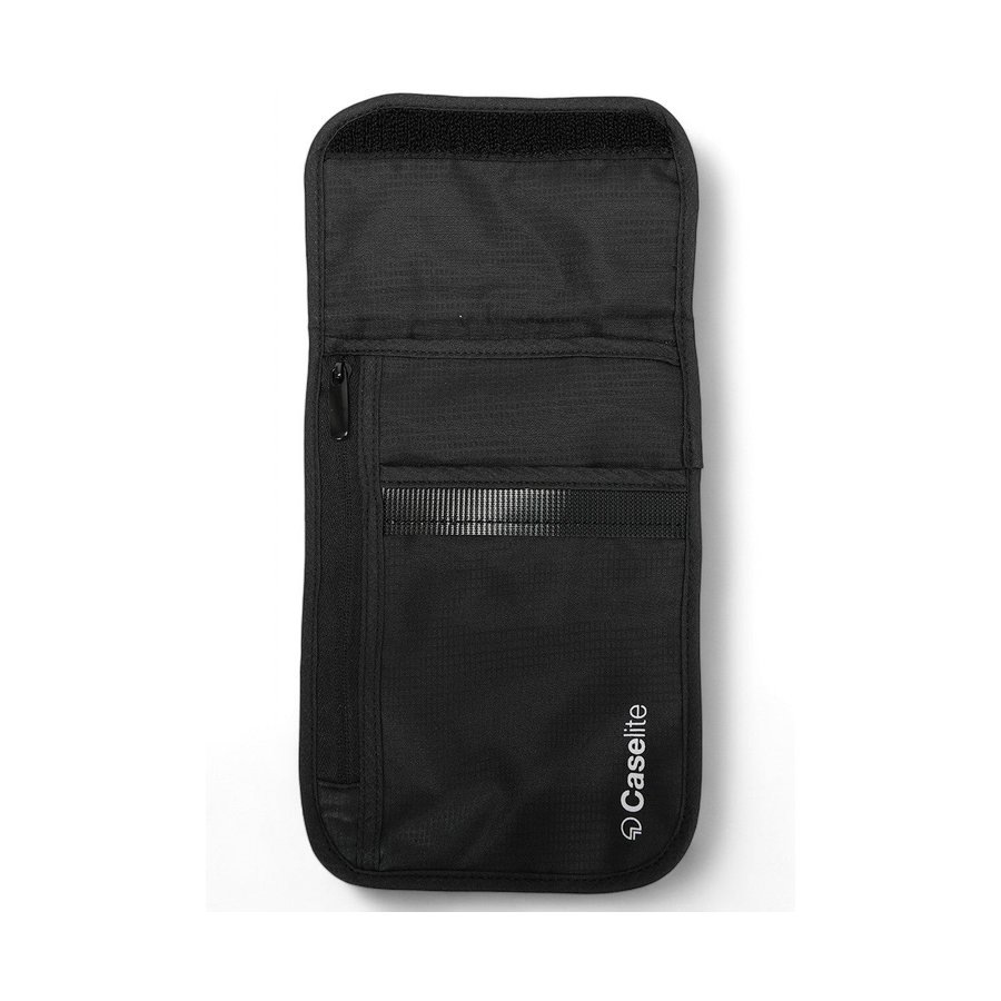 Caselite RFID Security Neck Pouch Black Black