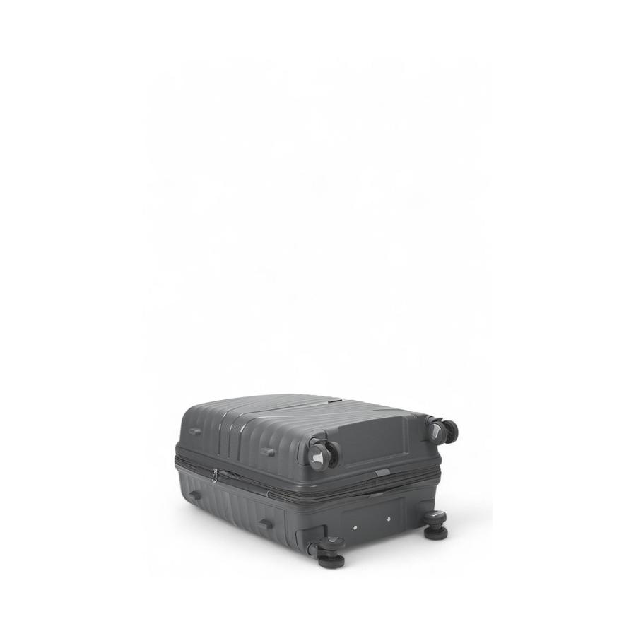 Nomad Aspire 65cm Hardside Checked Suitcase Dark Grey Dark Grey