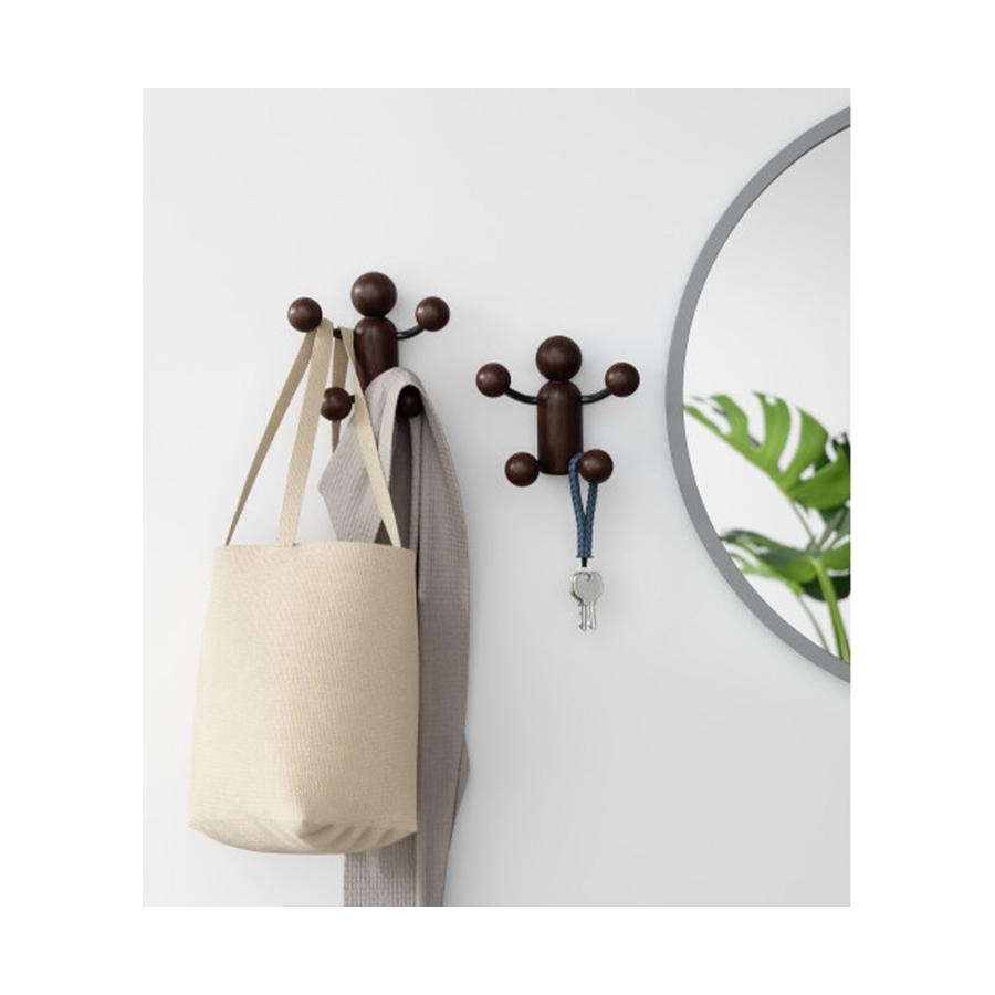 Umbra Woody Wall Hook Black/Walnut Black/Walnut