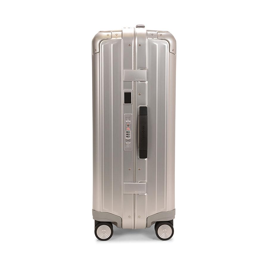 Samsonite Lite-Box ALU 69cm Hardside Checked Suitcase Aluminium Aluminium
