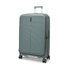 Caselite Venture 76cm Top Open Hardside Checked Suitcase Grey Green