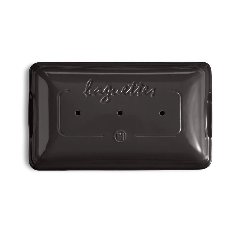 Emile Henry Baguette Bread Baker Charcoal Charcoal