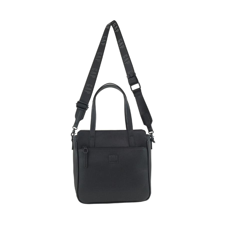 Gap Camilla Ladies Vegan Leather Mini Tote Crossbody Bag Black Black