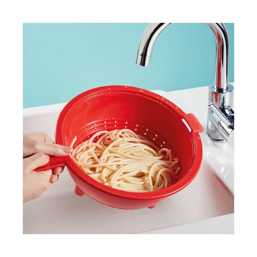 Tupperware Double Colander Red Red
