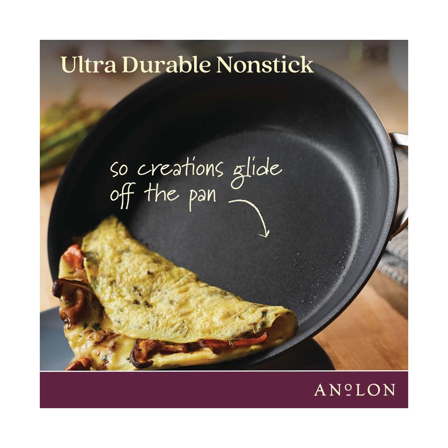 Anolon Endurance+ 3 Piece Cookware Set Black Black