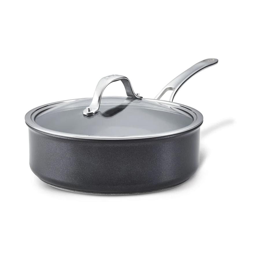 Anolon SearTech 24cm (3.3L) Covered Saute Pan Black Black