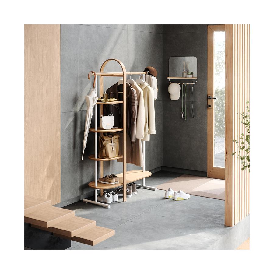 Umbra Bellwood Garment Rack White/Natural White/Natural