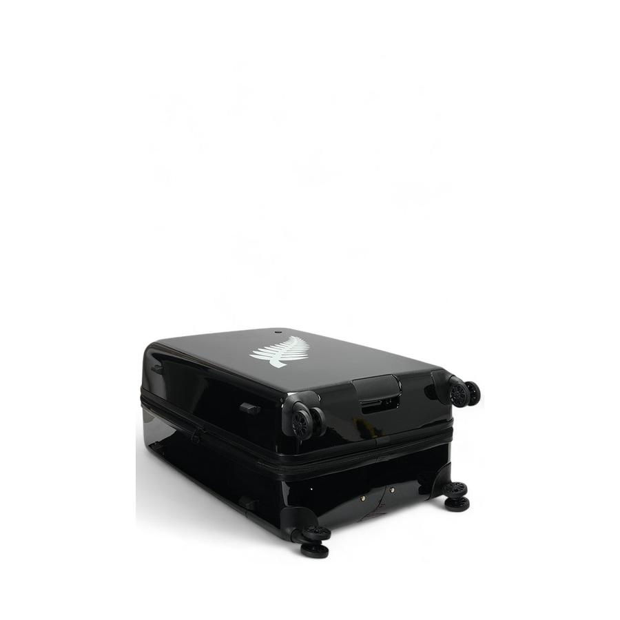 Caselite NZ Fern 77cm Hardside Checked Suitcase Black Black