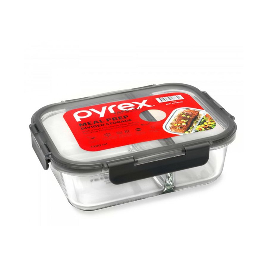 Pyrex Meal Prep 1.38L Storage Container Clear Clear