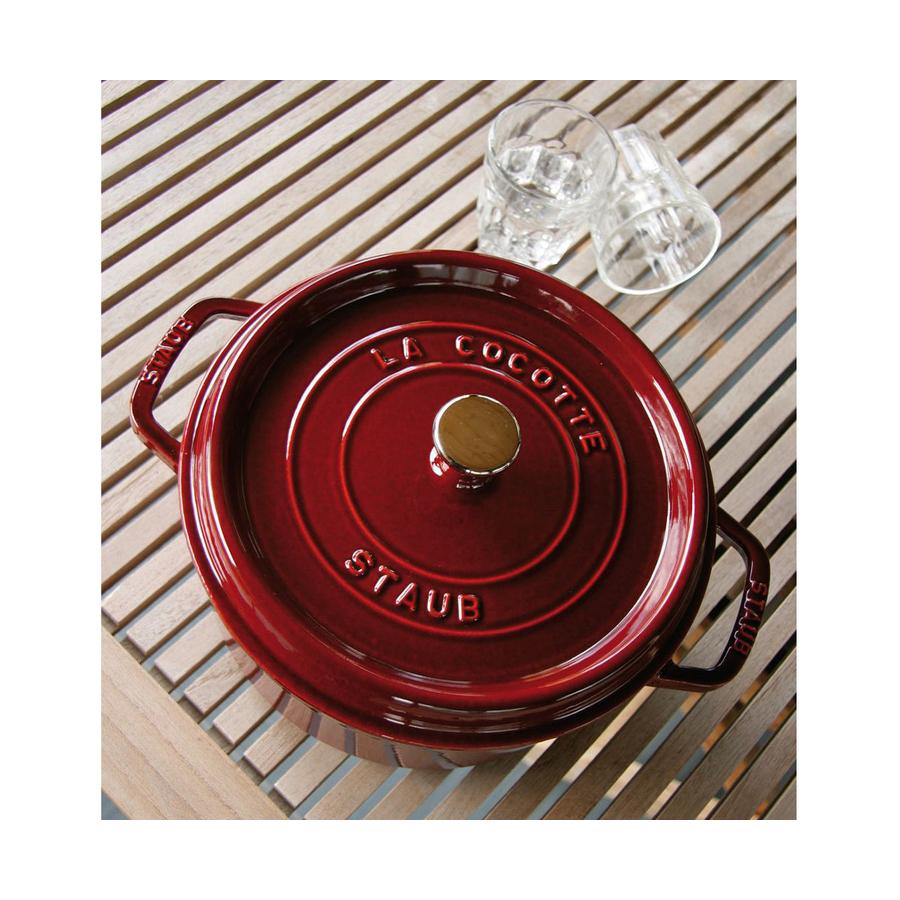 Staub 24cm (3.8L) Round Cocotte Grenadine Grenadine
