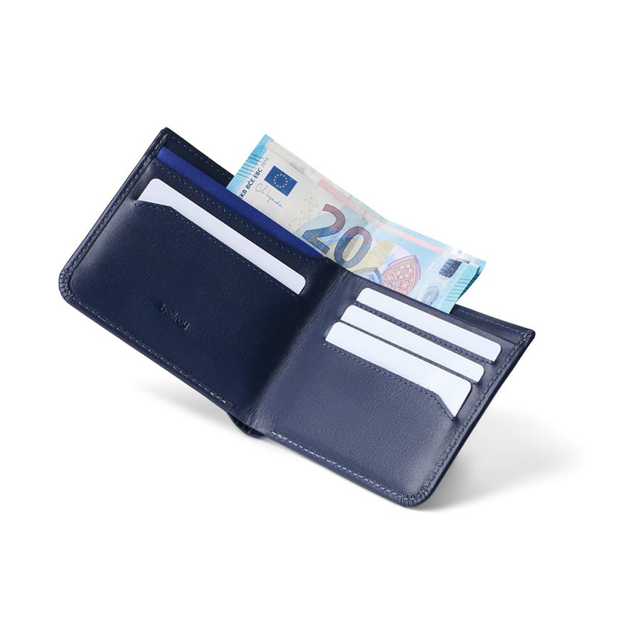 Bellroy RFID Hide & Seek HI Leather Wallet Navy Navy