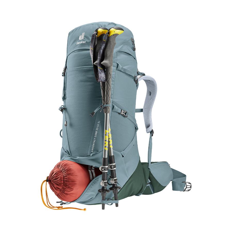 Deuter Aircontact Core 35+10 SL Trekking Backpack Shale-Ivy Shale-Ivy