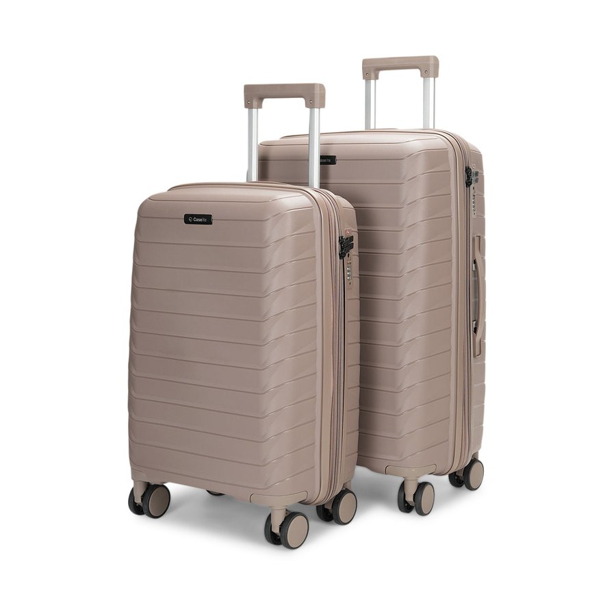 Caselite Expedition 56cm & 65cm Hardside Luggage Set Earth Earth