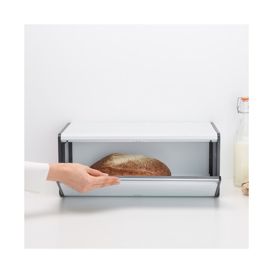 Brabantia Fall Front Bread Bin White White