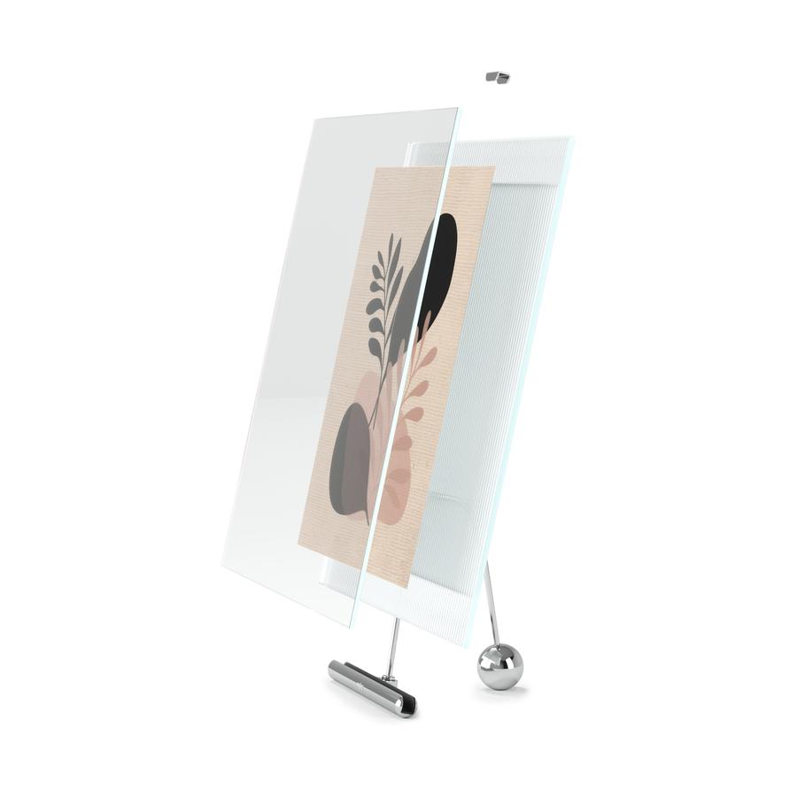 Umbra Flute 20 x 25cm Picture Frame Chrome Chrome