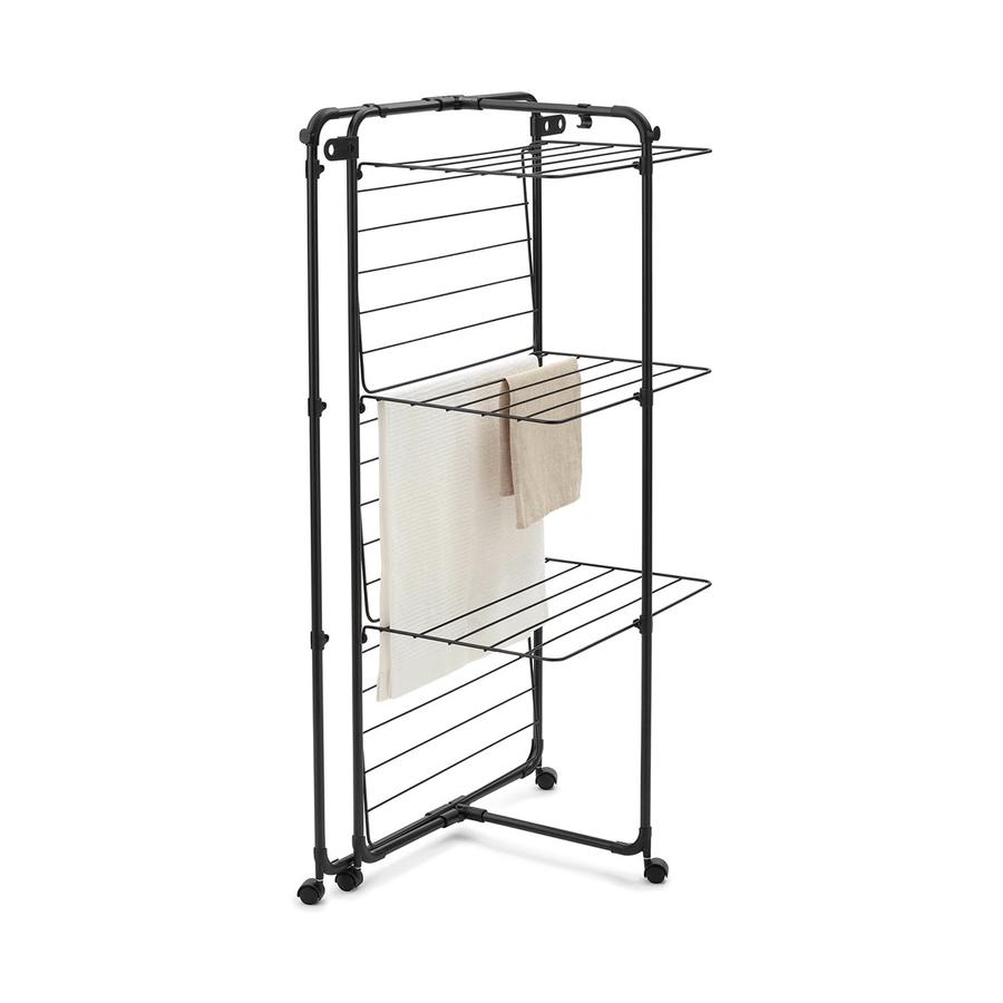 Brabantia Hangon Tower Drying Rack 23m Matte Black Matte Black