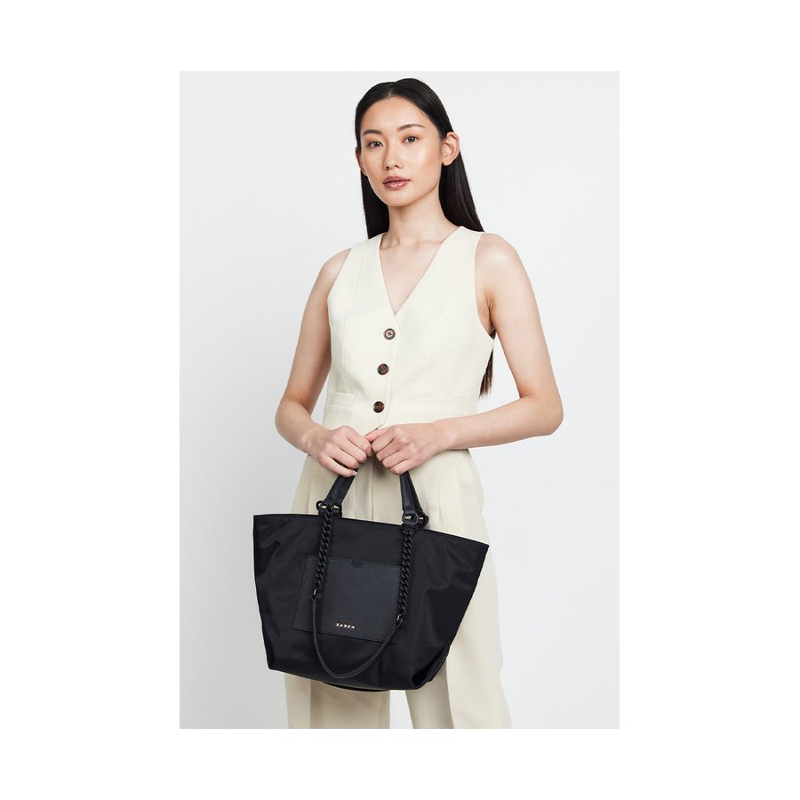 Saben Paris Tote Black Black