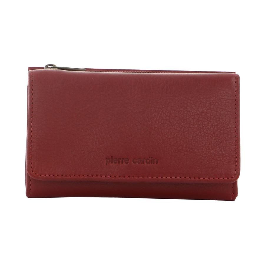 Pierre Cardin Tabby Women's Italian Leather RFID Wallet Red Red