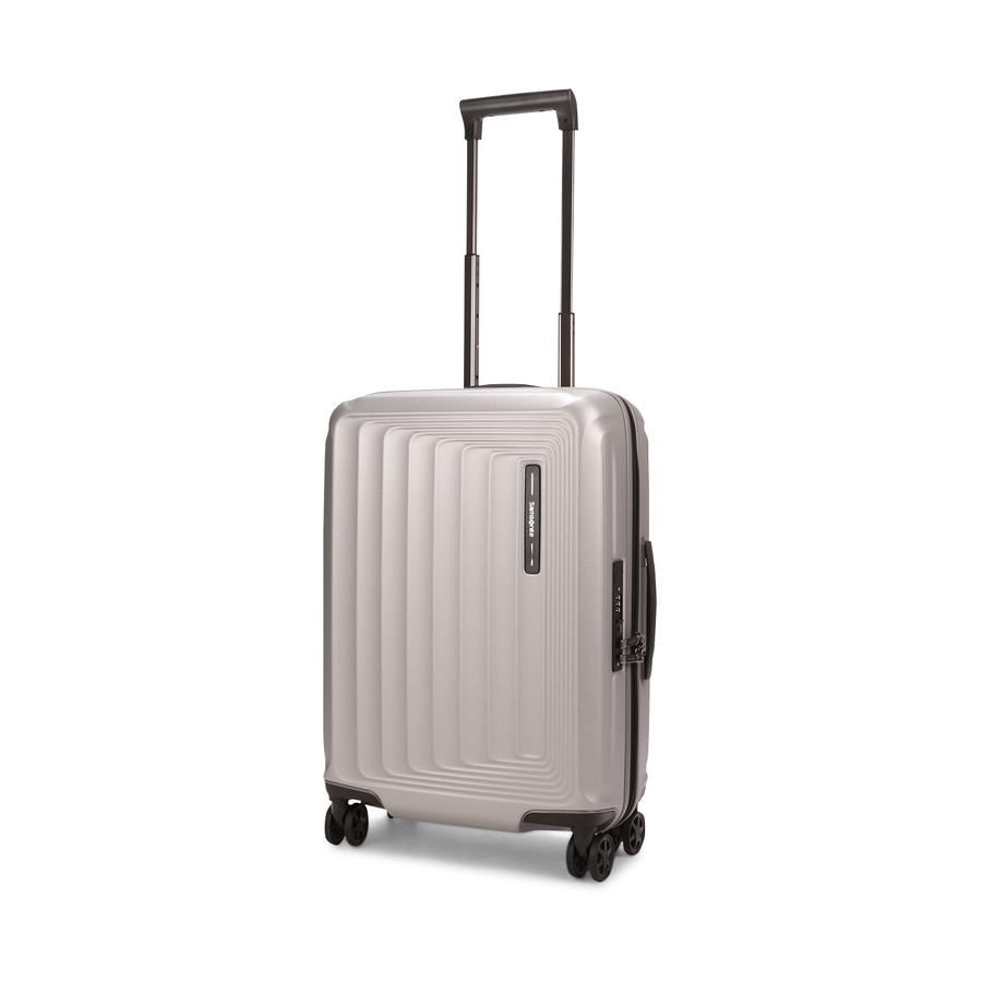 Samsonite Nuon 55cm Hardside USB Carry-On Suitcase Matte Silver Matte Silver