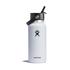 Hydro Flask 32oz (946ml) Wide Mouth w/ Flex Straw Cap White