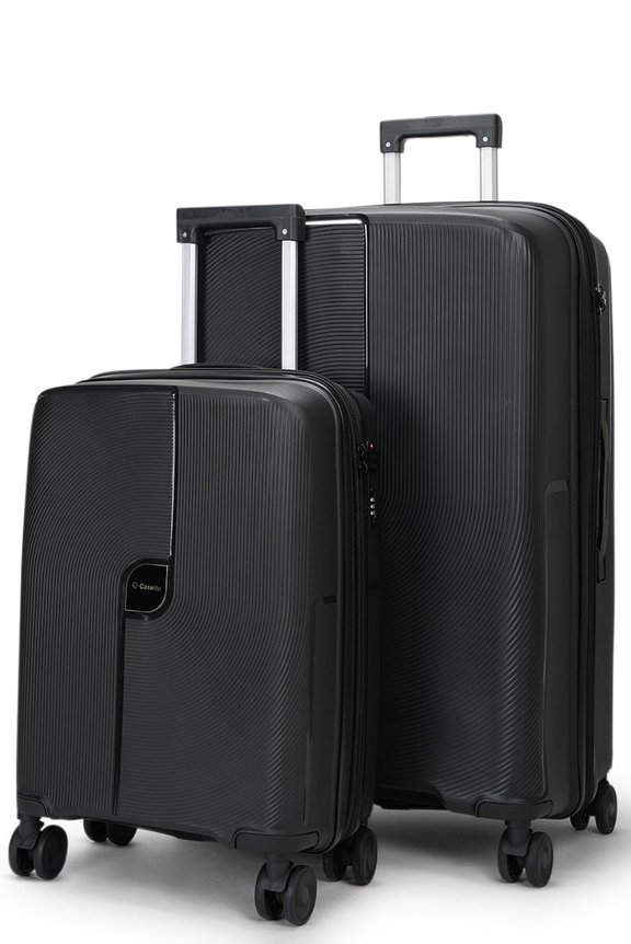Caselite Aero 56cm & 75cm Hardside Luggage Set Black