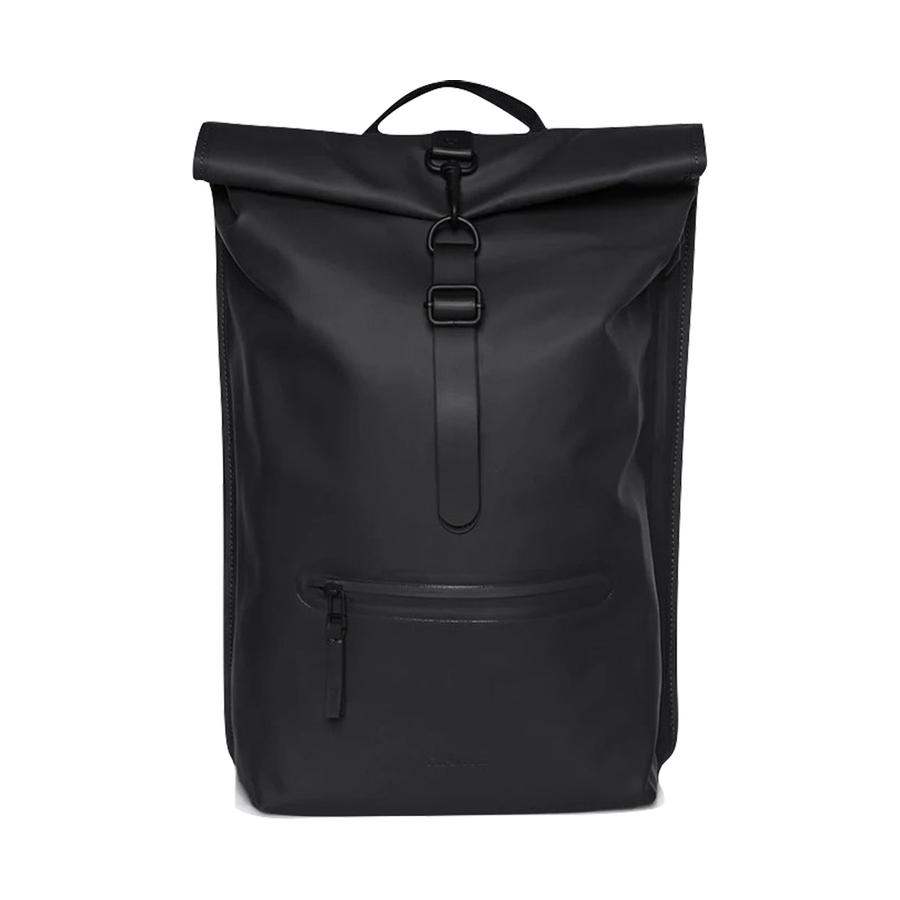 Rains Rolltop Rucksack Black Black