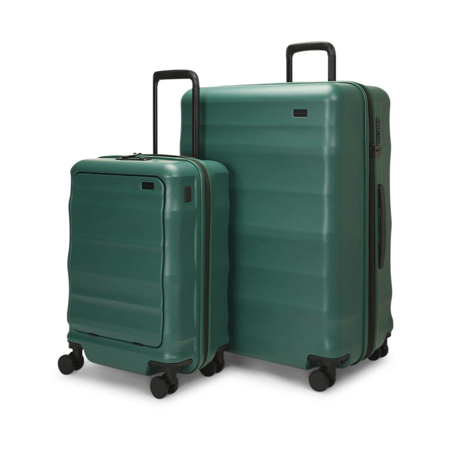 Explorer Luna-Air 55cm Front Access & 74cm Hardside Luggage Set Forest Green Forest Green