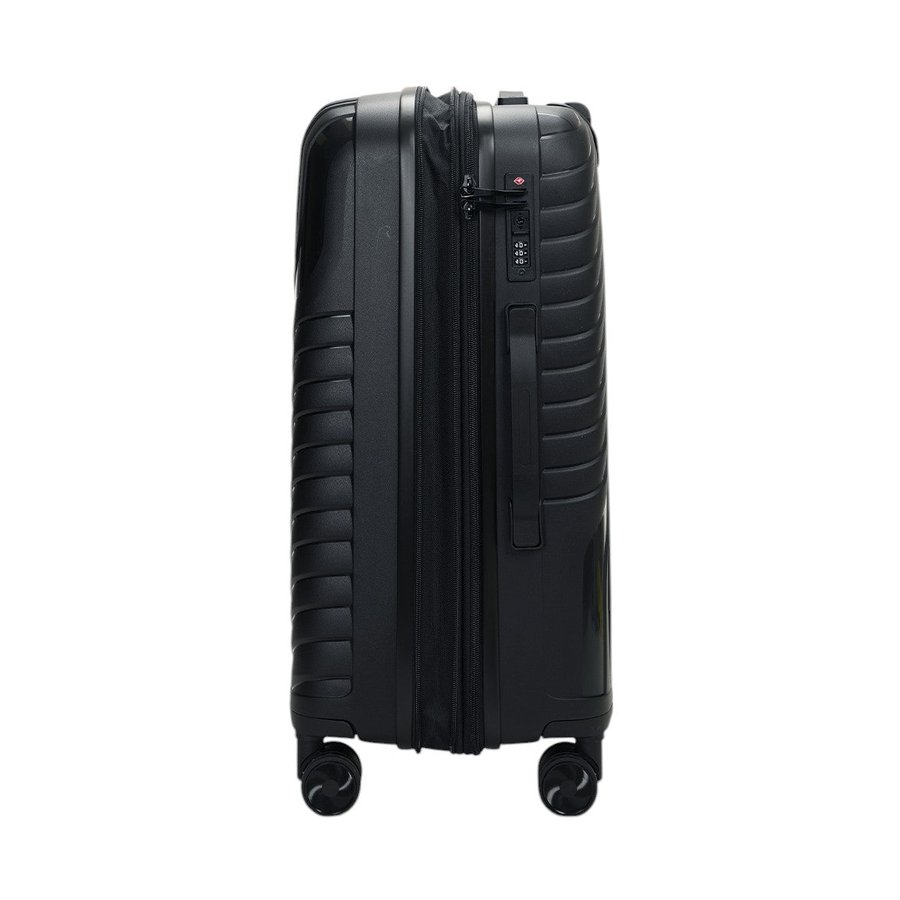 Nomad Journey 66cm Hardside Checked Suitcase Black Black