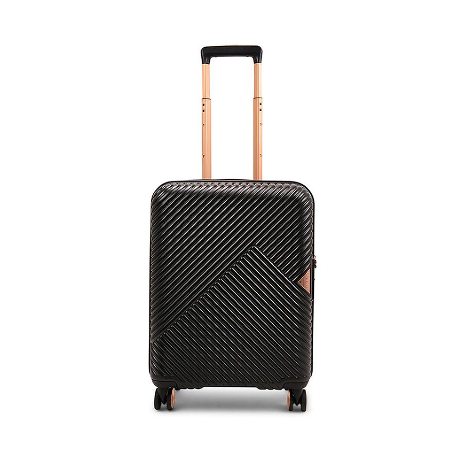 Saben Going Places 55cm Carry-On Hardside Suitcase Black Black