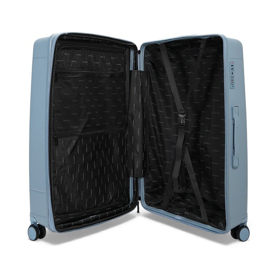 Caselite Quest 56cm & 75cm Hardside Luggage Set Steel Blue Steel Blue
