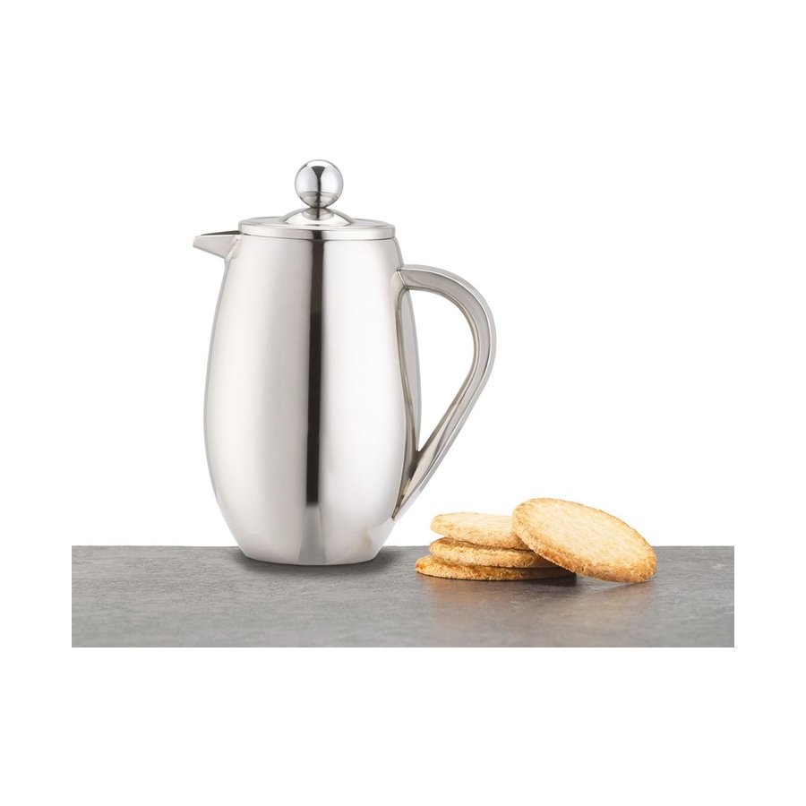 La Cafetiere 3 Cup Double Wall French Press Stainless Steel Stainless Steel