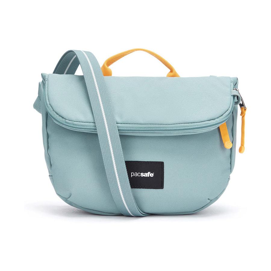 Pacsafe GO Anti-Theft Recycled Saddle Crossbody Bag Fresh Mint Fresh Mint