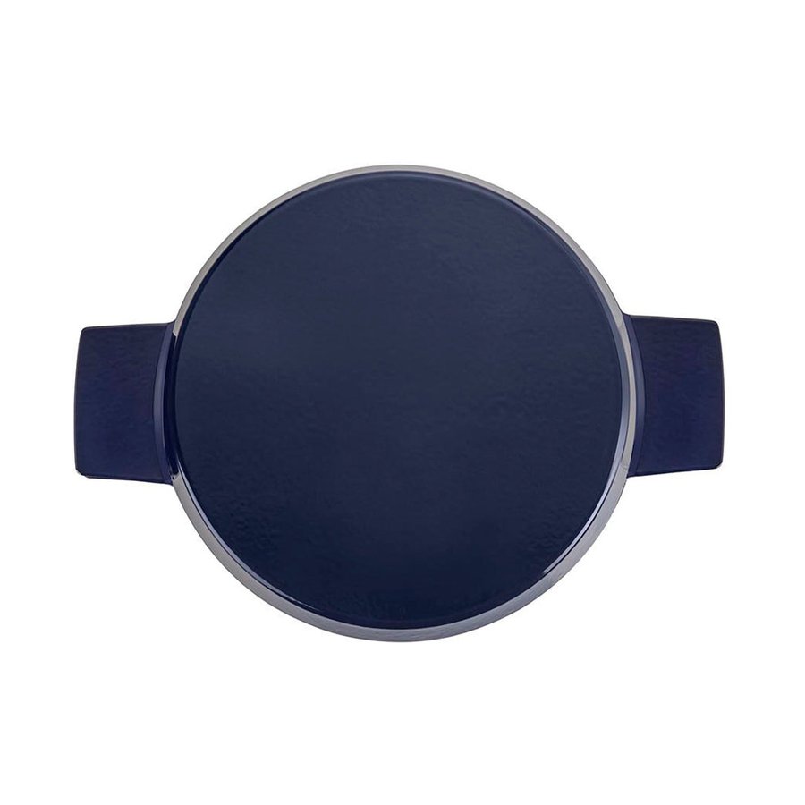 Stanley Rogers Cast Iron 24cm (3.5L) French Oven Grill Duo Midnight Blue Midnight Blue