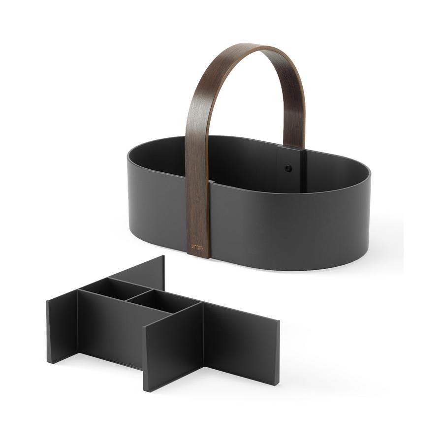 Umbra Bellwood Caddy Black/Walnut Black/Walnut