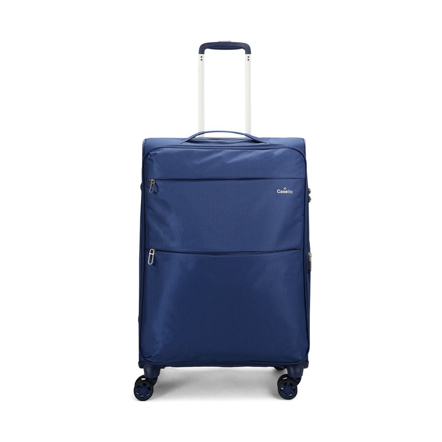 Caselite Ultra 55cm & 69cm Softside Luggage Set with Laptop Bag Navy Navy