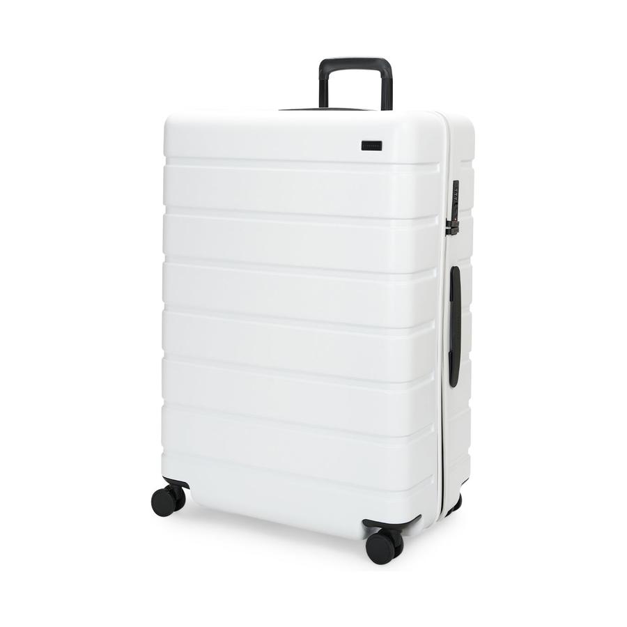 Explorer Arlo Pro 52cm Front Access & 75cm Hardside Luggage Set White White