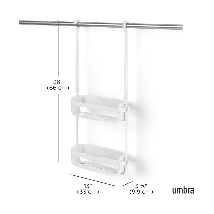 Umbra Flex Shower Caddy White White
