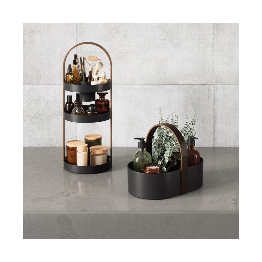 Umbra Bellwood Caddy Black/Walnut Black/Walnut