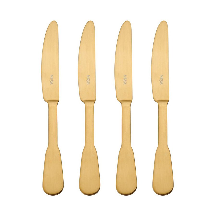 Mikasa Soho Gold 16 Piece Cutlery Set Stainless Steel Stainless Steel