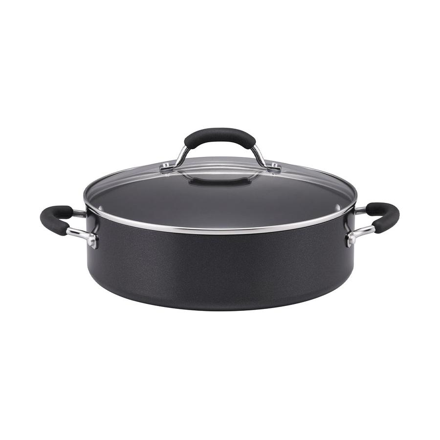 Raco Contemporary Non-Stick Induction 28cm/4.7L Covered Sauteuse Black Black