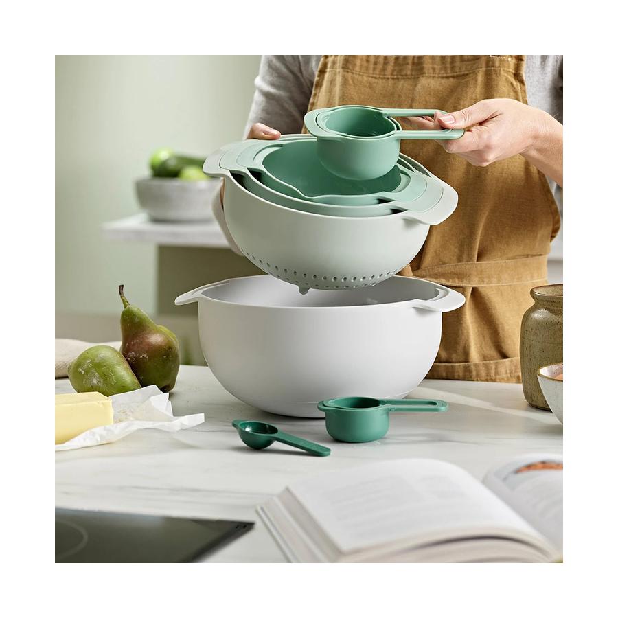Joseph Joseph Nest 9 Plus Bowl Set Sage Sage