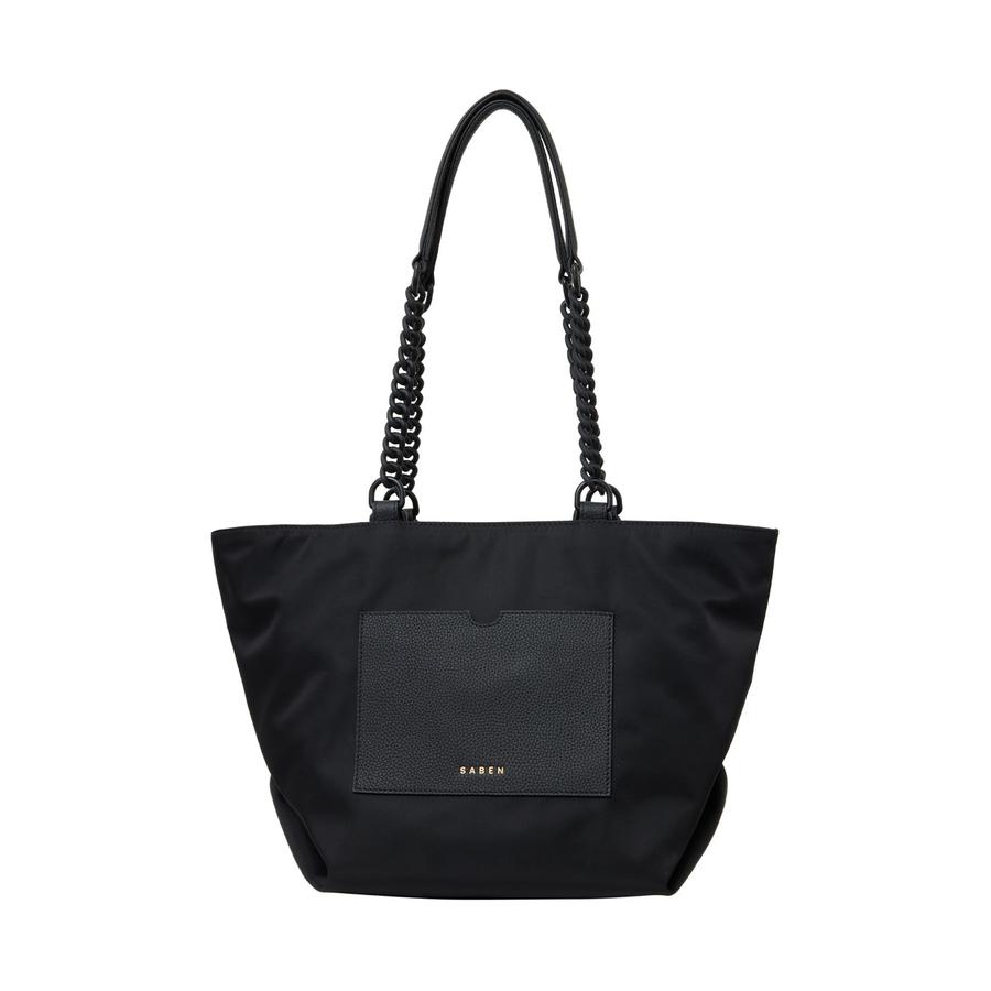 Saben Paris Tote Black Black